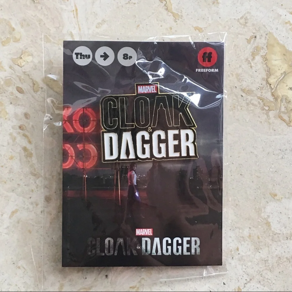 NWT Rare ComicCon Marvel’s Cloak & Dagger Pin